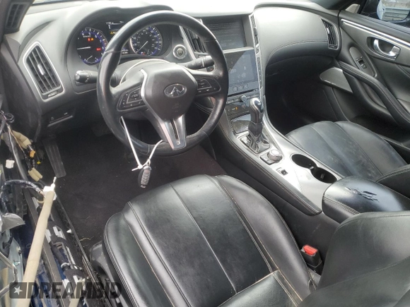 2019 Infiniti Q60 3.0t LUXE with VIN JN1EV7EK8KM230894, listed as a Copart auction lot 48397145 with 51,602 mi miles and Salvage Title. Bid and sale history available at carsss.com. Image 8.