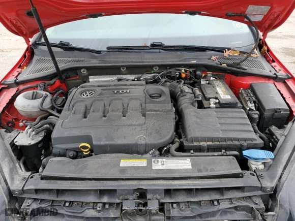 2015 Volkswagen Golf TDI SEL with VIN 3VW2A7AU5FM035751, listed as a Copart auction lot 64235002 with 90,829 mi miles. Bid and sale history available at carsss.com. Image 7.