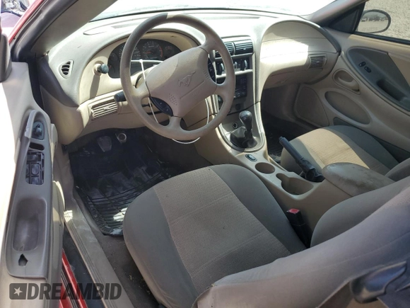 2004 Ford Mustang Deluxe with VIN 1FAFP44674F211829, listed as a Copart auction lot 49388445 with 107,427 mi miles and Salvage Title. Bid and sale history available at carsss.com. Image 8.
