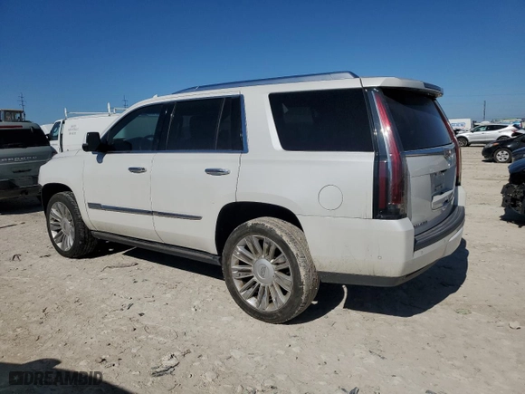2017 Cadillac Escalade Platinum with VIN 1GYS3DKJ4HR327774, listed as a Copart auction lot 43414125 with 70,845 mi miles and Salvage Title. Bid and sale history available at carsss.com. Image 2.