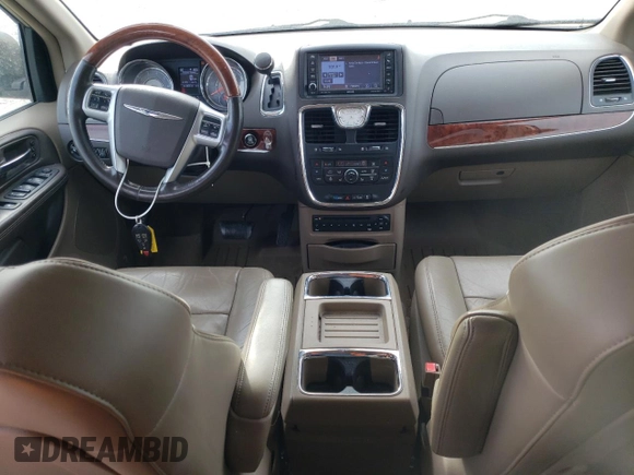 2012 Chrysler Town & Country Limited with VIN 2C4RC1GG3CR119520, listed as a Copart auction lot 49144305 with 161,026 mi miles and Salvage Title. Bid and sale history available at carsss.com. Image 8.
