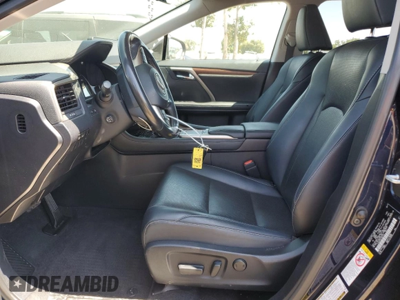 2020 Lexus RX 350L with VIN JTJHZKFA1L2021675, listed as a Copart auction lot 62547055 with 86,461 mi miles and Salvage title. Bid and sale history available at DreamBid. Image 7.