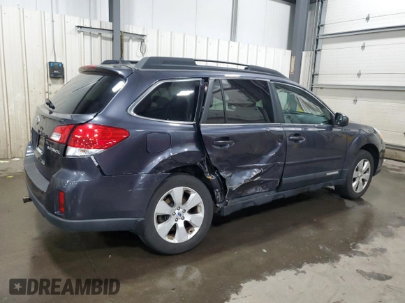 2012 Subaru Outback Limited with VIN 4S4BRCKC1C3266763, listed as a Copart auction lot 59905525 with 117,117 mi miles and Salvage title. Bid and sale history available at DreamBid. Image 3.