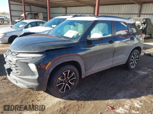 2024 Chevrolet TrailBlazer ACTIV with VIN KL79MSSL2RB216106, listed as a IAAI auction lot 41650777 with 6,037 mi miles and . Bid and sale history available at DreamBid. Image 2.