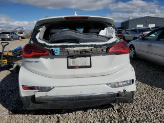 2018 Chevrolet Bolt EV Premier with VIN 1G1FX6S01J4118468, listed as a Copart auction lot 46713165 with 158,363 mi miles and Salvage Title. Bid and sale history available at carsss.com. Image 6.
