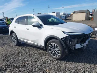2024 Buick Envision Preferred with VIN LRBFZME45RD065420, listed as a IAAI auction lot 41884032 with 9,296 mi miles and . Bid and sale history available at DreamBid. Image 1.