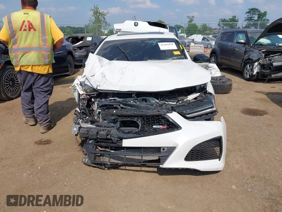 2022 Acura TLX Type S with VIN 19UUB7F03NA001688, listed as a IAAI auction lot 42406858 with Not provided miles and . Bid and sale history available at DreamBid. Image 12.