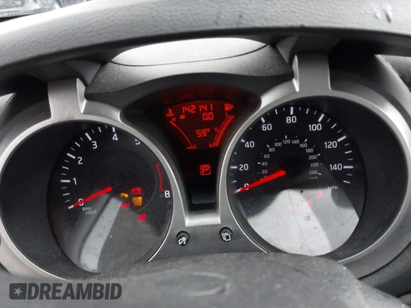 2014 Nissan Juke S with VIN JN8AF5MV0ET360336, listed as a IAAI auction lot 42260939 with 142,141 mi miles and . Bid and sale history available at DreamBid. Image 7.