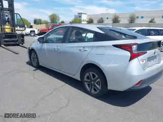 2019 Toyota Prius L Eco with VIN JTDKARFU0K3097075, listed as a IAAI auction lot 41751482 with 16,558 mi miles. Bid and sale history available at carsss.com. Image 3.