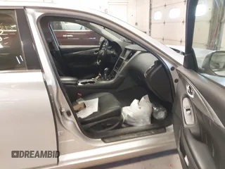 2015 Infiniti Q50 Premium with VIN JN1BV7AR3FM396154, listed as a IAAI auction lot 41978988 with 110,109 mi miles. Bid and sale history available at carsss.com. Image 5.