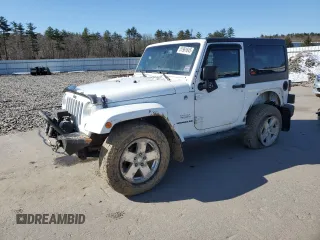 2014 Jeep Wrangler Sahara with VIN 1C4AJWBGXEL125544, listed as a Copart auction lot 51961845 with 146,917 mi miles and Salvage title. Bid and sale history available at DreamBid. Image 1.