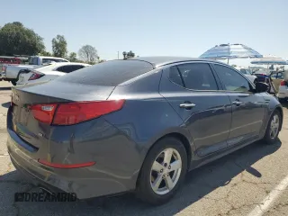2015 Kia Optima LX with VIN KNAGM4A76F5605252, listed as a Copart auction lot 56244045 with 143,287 mi miles and Salvage title. Bid and sale history available at DreamBid. Image 3.