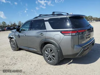 2024 Nissan Pathfinder SV with VIN 5N1DR3BA5RC269648, listed as a Copart auction lot 41821755 with 4,903 mi miles and Salvage Title. Bid and sale history available at carsss.com. Image 2.