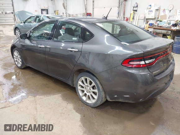2015 Dodge Dart Limited with VIN 1C3CDFCB0FD200965, listed as a IAAI auction lot 41967591 with 155,944 mi miles. Bid and sale history available at carsss.com. Image 3.