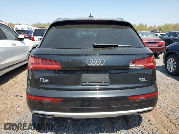 2018 Audi Q5 Premium Plus with VIN WA1BNAFY1J2196964, listed as a Copart auction lot 54155925 with 96,019 mi miles and Clean Title. Bid and sale history available at carsss.com. Image 6.