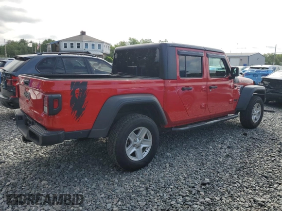 2020 Jeep Gladiator Sport S z VIN 1C6HJTAG3LL149915, wystawiony jako Copart lot #62252205 z przebiegiem 48 705 mil mil oraz Szkoda całkowita • Salvage title. Historia ofert i sprzedaży dostępna na DreamBid. Obrazek 3.