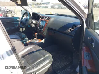 2005 Acura MDX with VIN 2HNYD18205H540383, listed as a IAAI auction lot 41805243 with 214,971 mi miles. Bid and sale history available at carsss.com. Image 5.