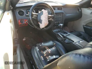 2011 Ford Mustang V6 with VIN 1ZVBP8EM8B5154117, listed as a Copart auction lot 45344255 with 137,343 mi miles and Salvage title. Bid and sale history available at DreamBid. Image 8.