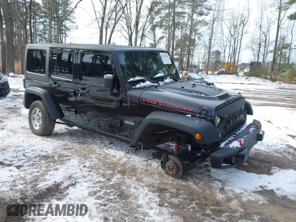 2017 Jeep Wrangler Unlimited Rubicon Recon z VIN 1C4BJWFG4HL723096, wystawiony jako IAAI lot #41393584 z przebiegiem 102 045 mil mil oraz . Historia ofert i sprzedaży dostępna na DreamBid. Obrazek 1.