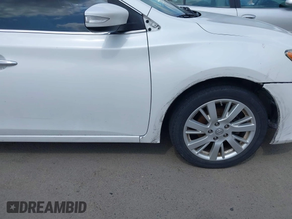 2013 Nissan Sentra SV with VIN 3N1AB7AP5DL645998, listed as a IAAI auction lot 42072709 with 172,077 mi miles. Bid and sale history available at carsss.com. Image 12.