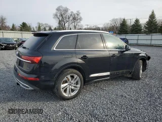 2022 Audi Q7 Premium Plus with VIN WA1LXBF7XND013311, listed as a Copart auction lot 49759825 with 25,314 mi miles and Salvage title. Bid and sale history available at DreamBid. Image 3.
