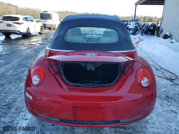 2008 Volkswagen New Beetle Convertible SE with VIN 3VWRG31Y88M418787, listed as a Copart auction lot 88045645 with 35,408 mi miles and Salvage Title. Bid and sale history available at carsss.com. Image 6.