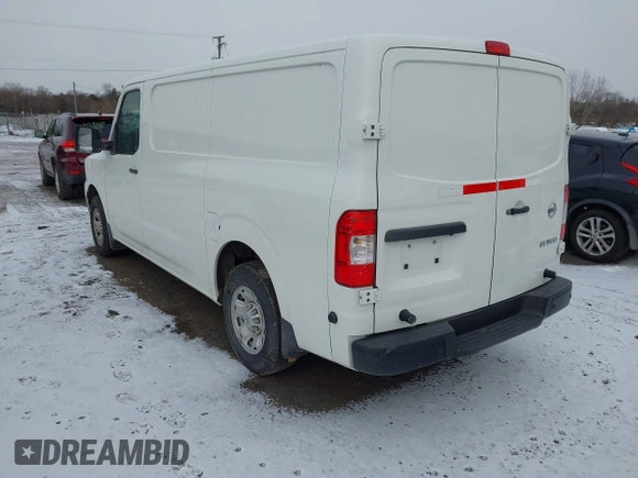 2019 Nissan NV S with VIN 1N6BF0KM0KN808925, listed as a IAAI auction lot 41609527 with 184,264 mi miles. Bid and sale history available at carsss.com. Image 3.