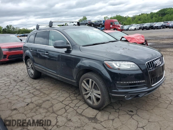 2014 Audi Q7 Premium Plus with VIN WA1LMAFE8ED020520, listed as a Copart auction lot 58448755 with 139,135 mi miles and Clean title. Bid and sale history available at DreamBid. Image 4.