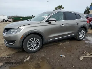 2016 Lincoln MKX Select with VIN 2LMTJ6KR2GBL32166, listed as a Copart auction lot 51517715 with 96,604 mi miles and Clean Title. Bid and sale history available at carsss.com. Image 1.