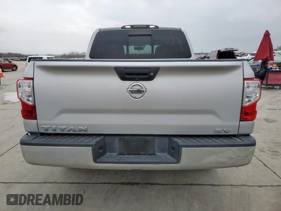 2018 Nissan Titan SV with VIN 1N6AA1EK7JN502927, listed as a Copart auction lot 47693425 with 95,309 mi miles and Salvage Title. Bid and sale history available at carsss.com. Image 6.