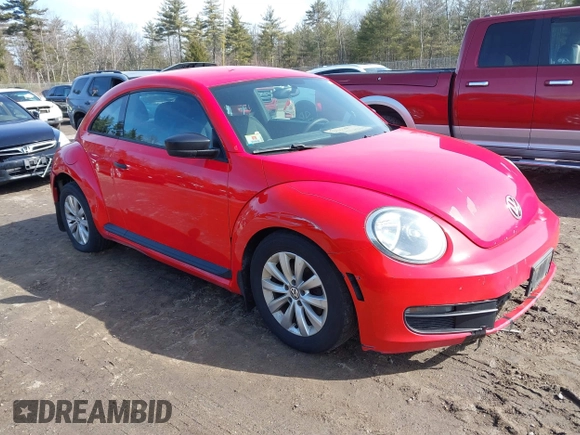 2013 Volkswagen Beetle Entry with VIN 3VWFP7AT8DM624961, listed as a IAAI auction lot 41772386 with 154,597 mi miles and . Bid and sale history available at DreamBid. Image 1.