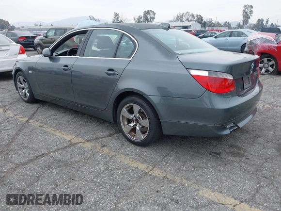 2006 BMW 5 Series 525i with VIN WBANE53566CK82421, listed as a IAAI auction lot 41729917 with 94,666 mi miles and . Bid and sale history available at carsss.com. Image 3.