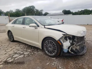 2014 Lincoln MKZ Hybrid with VIN 3LN6L2LU4ER808818, listed as a Copart auction lot 57411395 with 95,775 mi miles and Salvage title. Bid and sale history available at DreamBid. Image 4.