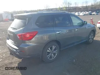 2019 Nissan Pathfinder S with VIN 5N1DR2MN6KC630742, listed as a IAAI auction lot 42081252 with 118,448 mi miles and . Bid and sale history available at DreamBid. Image 4.