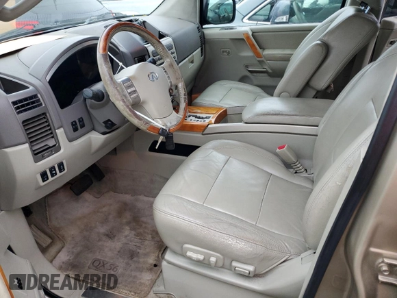 2005 Infiniti QX56 with VIN 5N3AA08C65N809550, listed as a Copart auction lot 74873484 with 224,862 mi miles and Salvage Title. Bid and sale history available at carsss.com. Image 7.