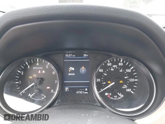 2020 Nissan Rogue S with VIN 5N1AT2MV4LC802630, listed as a IAAI auction lot 41099311 with 47,321 mi miles and . Bid and sale history available at DreamBid. Image 7.