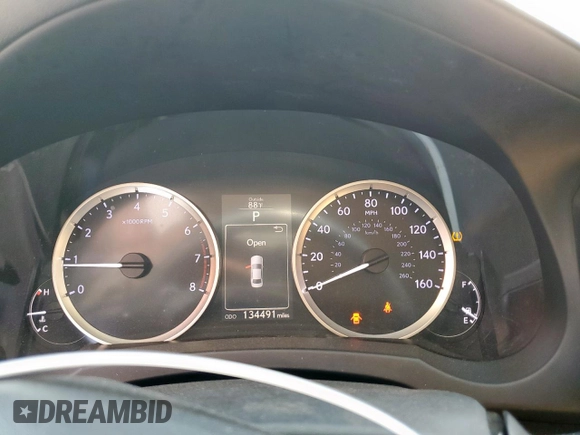 2014 Lexus IS 250 with VIN JTHBF1D27E5031814, listed as a Copart auction lot 58411275 with 134,491 mi miles and Salvage title. Bid and sale history available at DreamBid. Image 9.