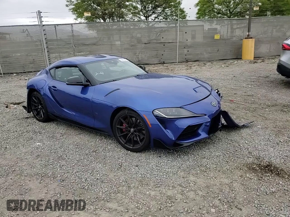 2023 Toyota Supra 3.0 with VIN WZ1DB0G0XPW054223, listed as a Copart auction lot 55860385 with Not provided miles and Salvage title. Bid and sale history available at DreamBid. Image 13.