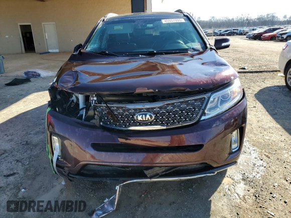 2015 Kia Sorento SX with VIN 5XYKW4A73FG574329, listed as a Copart auction lot 45557995 with 176,384 mi miles and Salvage Title. Bid and sale history available at carsss.com. Image 5.