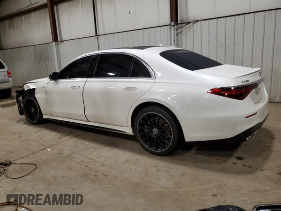 2022 Mercedes-Benz S-Class S 500 with VIN W1K6G6DB9NA136980, listed as a Copart auction lot 86716354 with 0 mi miles and Salvage Title. Bid and sale history available at carsss.com. Image 2.
