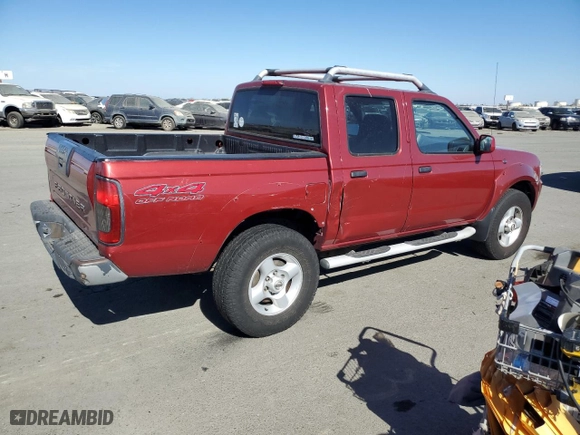 2001 Nissan Frontier 4WD SE with VIN 1N6ED27Y51C354143, listed as a Copart auction lot 77360634 with 159,657 mi miles and Salvage Title. Bid and sale history available at carsss.com. Image 3.