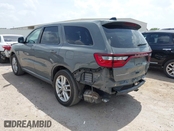 2023 Dodge Durango GT Premium with VIN 1C4RDHDG1PC685412, listed as a IAAI auction lot 42758677 with 39,248 mi miles and . Bid and sale history available at DreamBid. Image 3.
