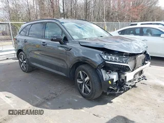 2021 Kia Sorento S with VIN 5XYRL4LC3MG008296, listed as a IAAI auction lot 41690529 with 38,539 mi miles and . Bid and sale history available at DreamBid. Image 1.