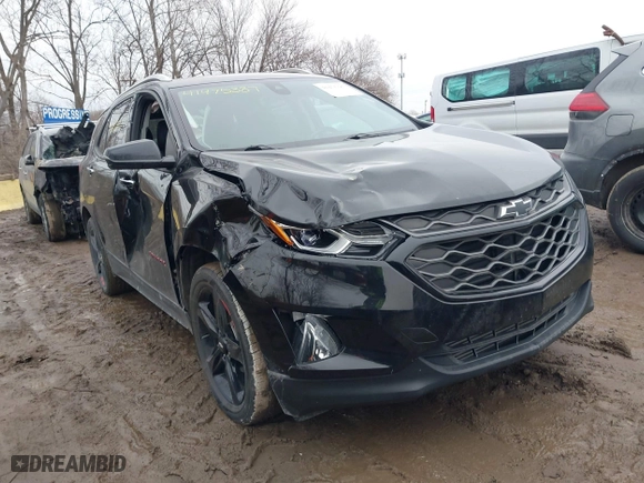 2021 Chevrolet Equinox Premier with VIN 2GNAXNEV4M6125086, listed as a IAAI auction lot 41475387 with 53,387 mi miles. Bid and sale history available at carsss.com. Image 6.
