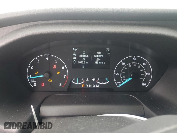 2023 Ford Transit Cargo with VIN 1FTBR1C87PKC01057, listed as a Copart auction lot 66183374 with 1,863 mi miles and Salvage Title. Bid and sale history available at DreamBid. Image 9.