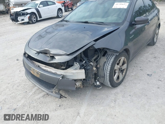 2015 Dodge Dart SXT with VIN 1C3CDFBB3FD309566, listed as a IAAI auction lot 41749617 with 180,188 mi miles. Bid and sale history available at carsss.com. Image 6.