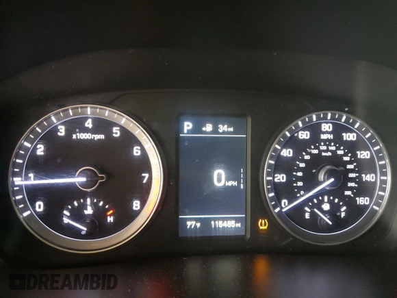 2018 Hyundai Sonata Limited with VIN 5NPE34AF6JH643528, listed as a Copart auction lot 51138035 with 115,485 mi miles and Clean Title. Bid and sale history available at DreamBid. Image 9.