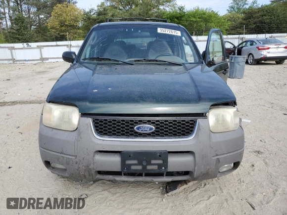 2001 Ford Escape XLT with VIN 1FMCU04181KF62444, listed as a Copart auction lot 55272615 with 265,129 mi miles and Salvage title. Bid and sale history available at DreamBid. Image 5.