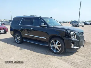 2017 Cadillac Escalade z VIN 1GYS3AKJ4HR338806, wystawiony jako IAAI lot #41941193 z przebiegiem 119 865 mil mil oraz . Historia ofert i sprzedaży dostępna na DreamBid. Obrazek 1.