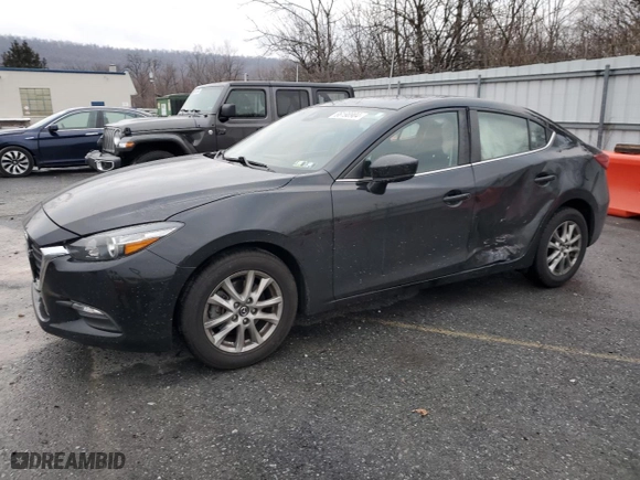 2018 Mazda Mazda3 4-Door Sport with VIN 3MZBN1U72JM188653, listed as a Copart auction lot 86198904 with 51,904 mi miles and Salvage Title. Bid and sale history available at carsss.com. Image 1.